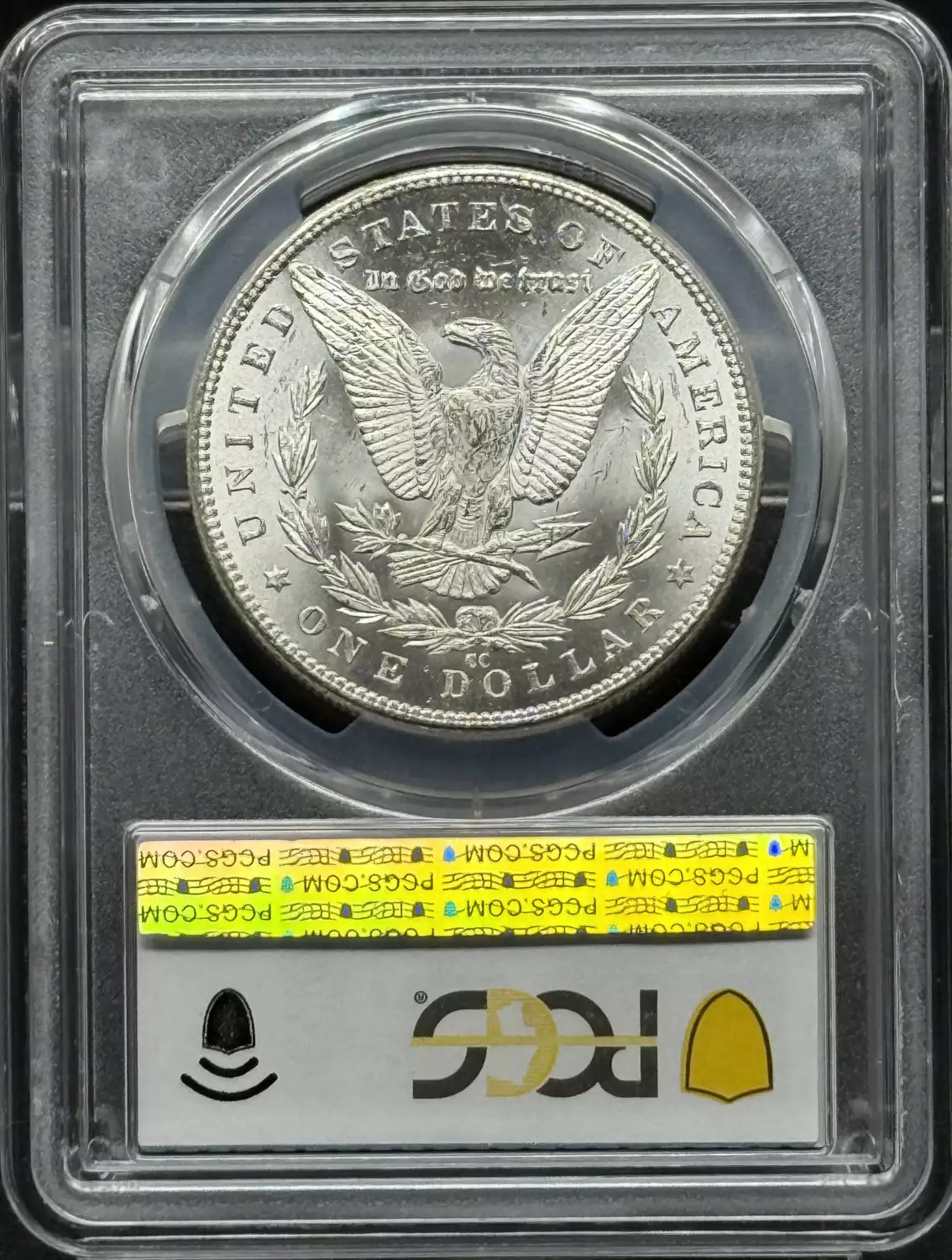 1883 CC Morgan Silver Dollar PCGS MS-66 - Picture 2 of 3