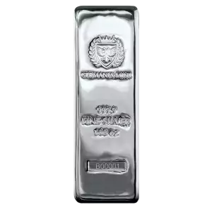 100oz Germania Mint Silver Bar (2)