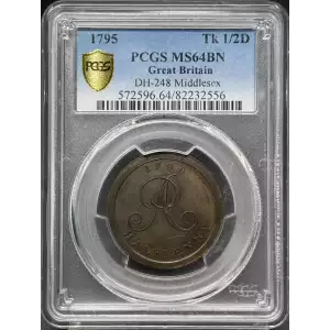 1795 Tk 1/2D DH-248 Middlesex, Anderson's, BN (3)