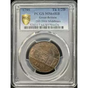 1795 Tk 1/2D DH-396b Middlesex, Newgate, RB (3)