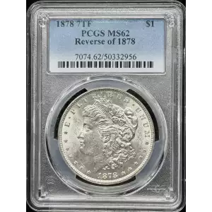 1878 7TF $1 Reverse of 1878