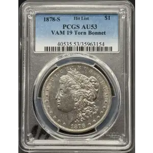 1878-S $1 VAM 19, Torn Bonnet Hit List (2)