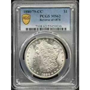1880/79-CC $1 Reverse of 1878 (3)