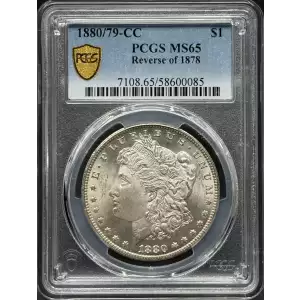 1880/79-CC $1 Reverse of 1878 (2)