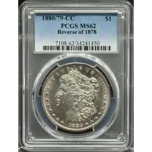 1880/79-CC $1 Reverse of 1878 (2)