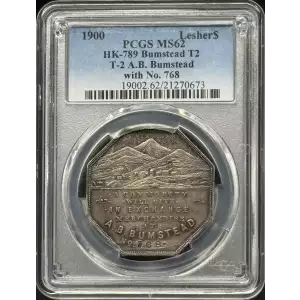 1900 Lesher $ HK-789, A.B. Bumstead T-2