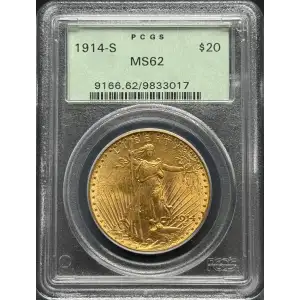 1914-S $20