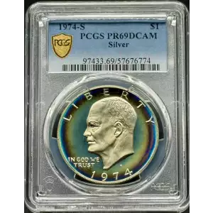 1974-S $1 Silver, DCAM (2)