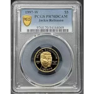 1997-W $5 Jackie Robinson, DCAM (3)