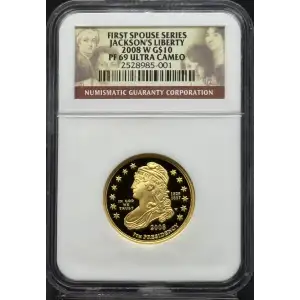 2008 JACKSON'S LIBERTY FIRST SPOUSE SERIES ULTRA CAMEO