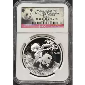 2013 China Panda Medal Berlin World Fair