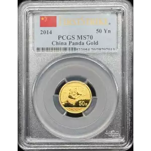 2014 50 Yn Panda Gold  First Strike