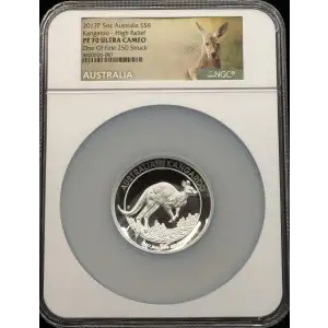 2017P 5oz Kangaroo - High Relief ULTRA CAMEO (2)
