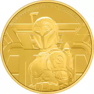 2022 1/4oz The mandalorian Classic -- Bo-Katan Kryze Gold Coin (2)