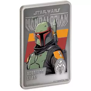 2022 1oz The Mandalorian - Boba Fett  Silver Poster Coin (2)