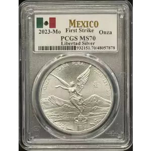 2023-Mo Onza Libertad Silver First Strike