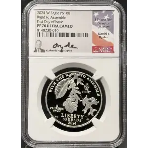 2024 W Right to Assemble First Day of Issue ULTRA CAMEO (2)