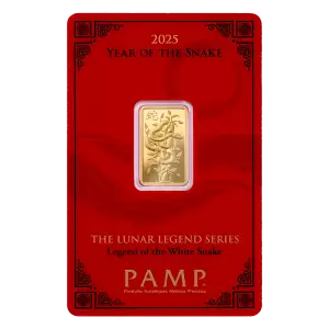 2025 5g PAMP Gold Bar - Year of the Snake (2)