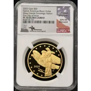 2025 Native American/Bison Mesa Grande Nation - FDI ULTRA CAMEO