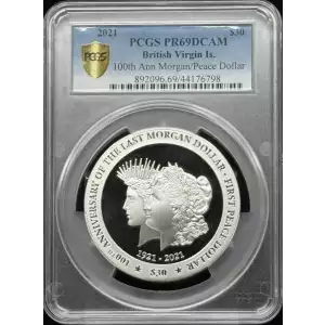 BRITISH VIRGIN ISLANDS Silver 30 DOLLARS