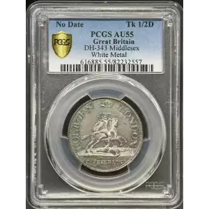 (c.1870) Tk 1/2D DH-343 Middlesex WM Ibberson's (3)