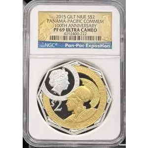 Classic Commemorative Silver--- Panama - Pacific Exposition 1915 -Silver- 0.5 Dollar