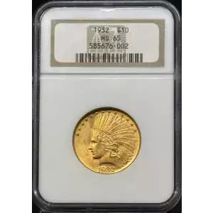 Eagles---Indian Head 1907-1933 -Gold- 10 Dollar