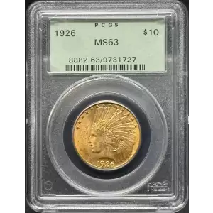 Eagles---Indian Head 1907-1933 -Gold- 10 Dollar