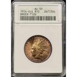 Eagles---Indian Head 1907-1933 -Gold- 10 Dollar