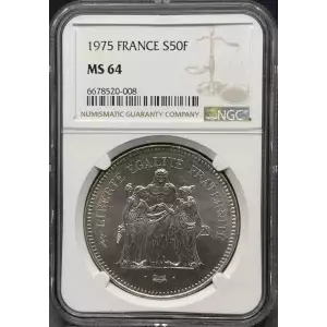 FRANCE Silver 50 FRANCS