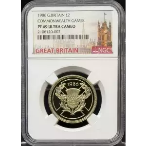 GREAT BRITAIN Nickel-Brass 2 POUNDS