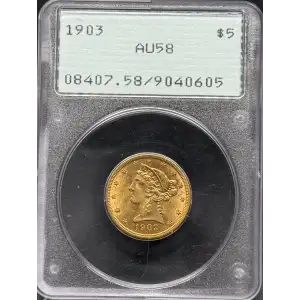 Half Eagles---Liberty Head 1839-1908 -Gold- 5 Dollar