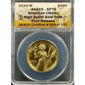 High Relief $100 Gold
