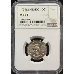 MEXICO Copper-Nickel 10 CENTAVOS