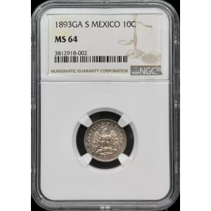 Mexico Silver 10 CENTAVOS