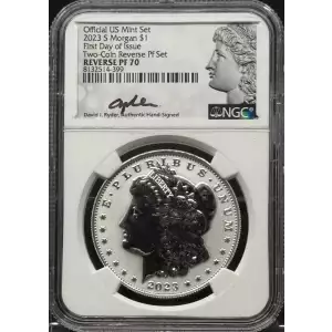 Morgan and Peace Dollar set (2)