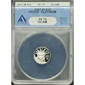 Platinum Bullion-Platinum Eagles--$10 Platinum Eagle 1/10 oz -Platinum- 10 Dollar