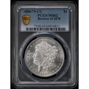 1880/79-CC $1 Reverse of 1878 (3)
