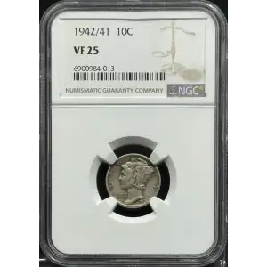 Dimes---Winged Liberty Head or Mercury 1916-1945 -Silver- 1 Dime