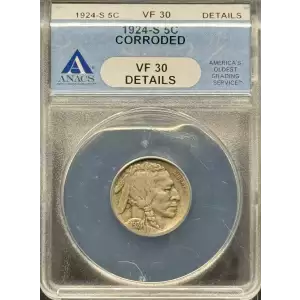 Nickel Five Cent Pieces-Indian Head or Buffalo