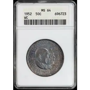Classic Commemorative Silver---Carver/Washington Commemorative 1951-1954-Silver- 0.5 Dollar