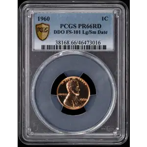 1960 1C FS-101, Large/Small Date, RD (2)