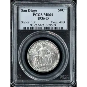 1936-D 50C San Diego