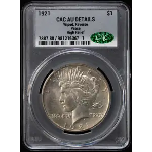 1921 Peace $1 High Relief
