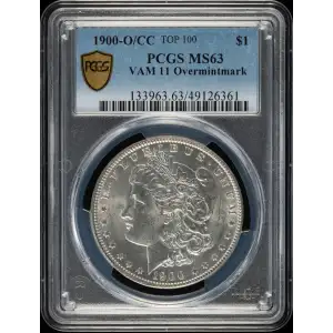 1900-O/CC $1 VAM 11, Overmintmark TOP 100 (3)
