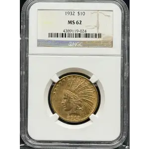 Eagles---Indian Head 1907-1933 -Gold- 10 Dollar