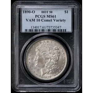 1890-O $1 VAM 10, Comet HOT 50 (2)