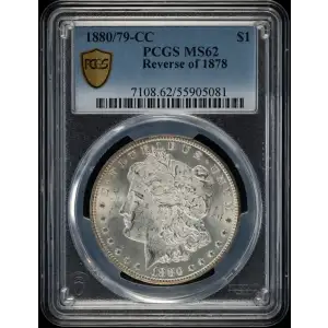 1880/79-CC $1 Reverse of 1878 (3)