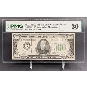 1934 A $500 Federal Reserve Note