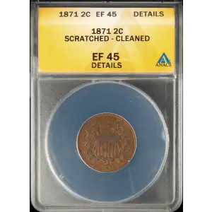 Two cent pieces-Two cent pieces 1864-73 -Copper (2)